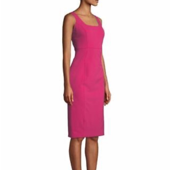 Veronica Beard Cattleya Square-Neck Sleeveless Sheath Dress - Picture 1 of 10